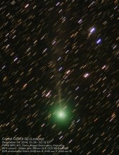 Kometa Lovejoy sfotorafowana z Argentyny. Zdjęcie wykonane teleskopem FRAM. Źródło: FRAM, Martin Masek